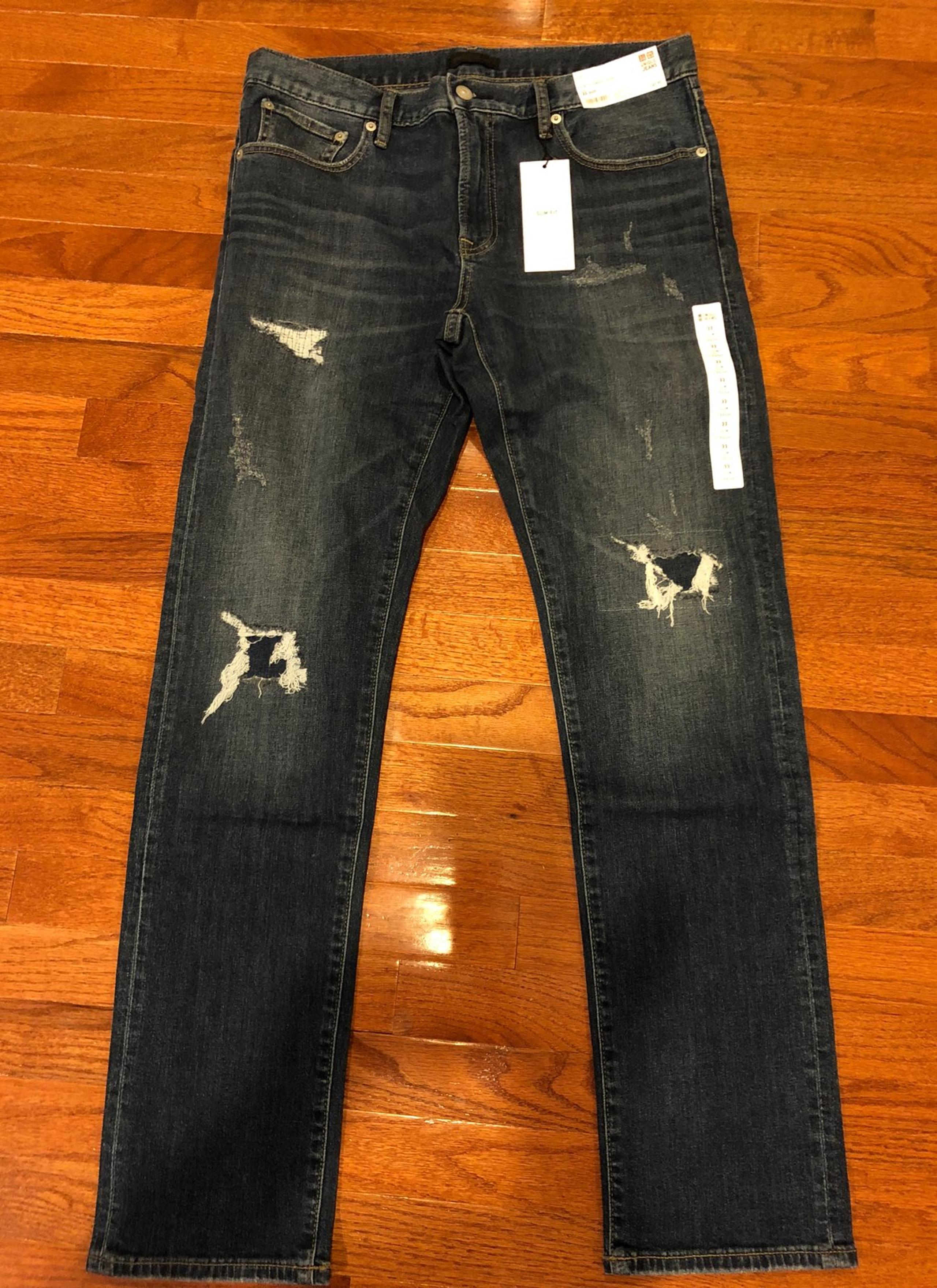 BRAND NEW UNIQLO MENS JEANS 33Waist Slim