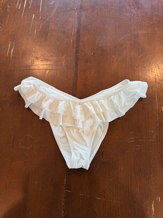 Tularosa White Bikini Bottoms Size XS