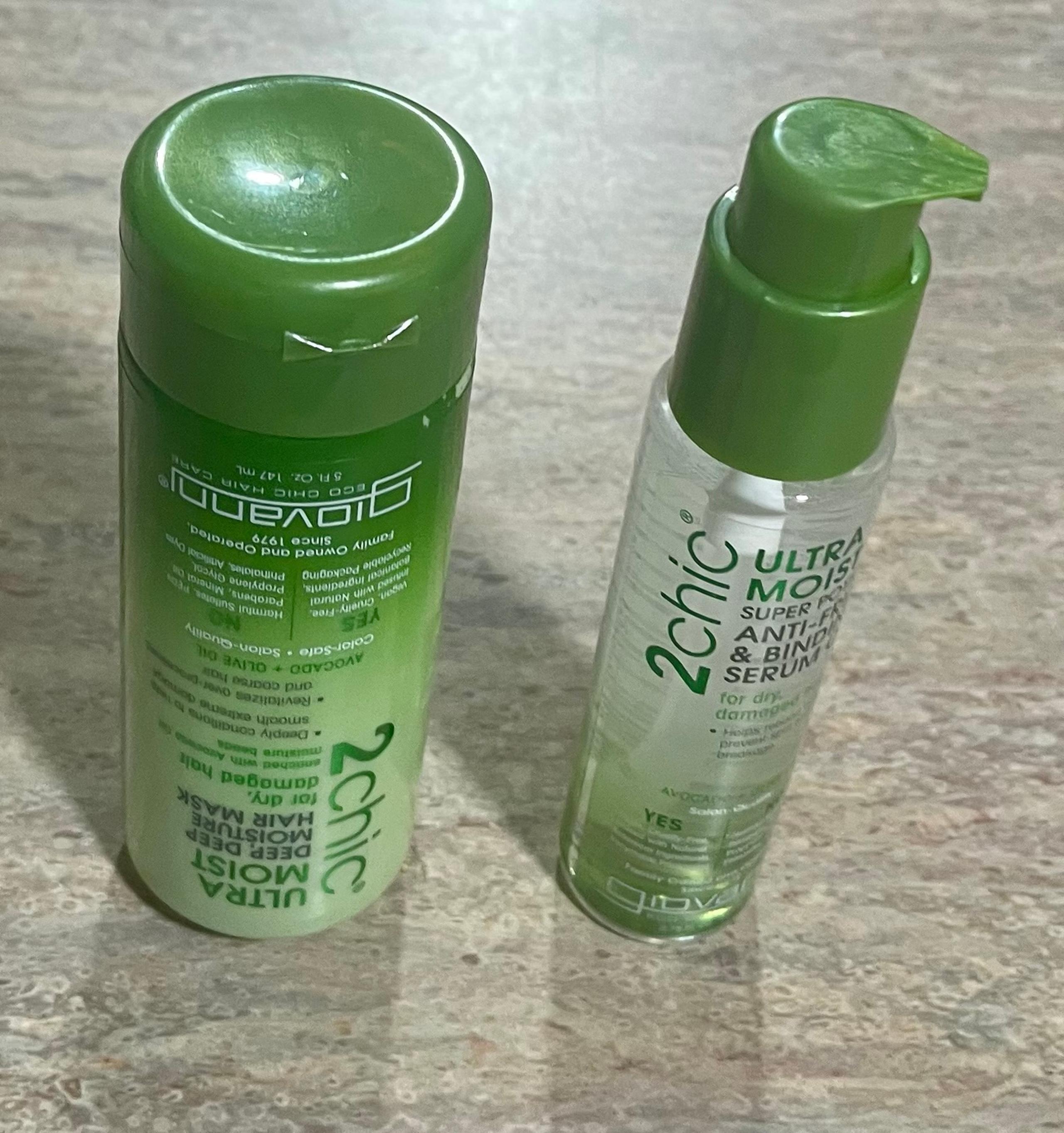 Giovanni 2Chic ultra moist Deep deep moisture hair mask and serum