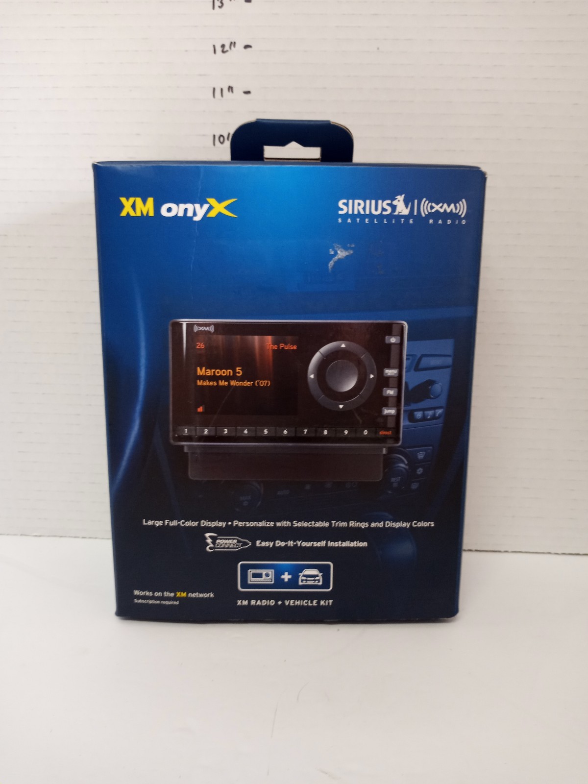 SiriusXM radio XM Onyx radio and vehicle kit
