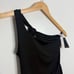 NWT Massimo Dutti Black One Piece Open Back Swimsuit Size Small