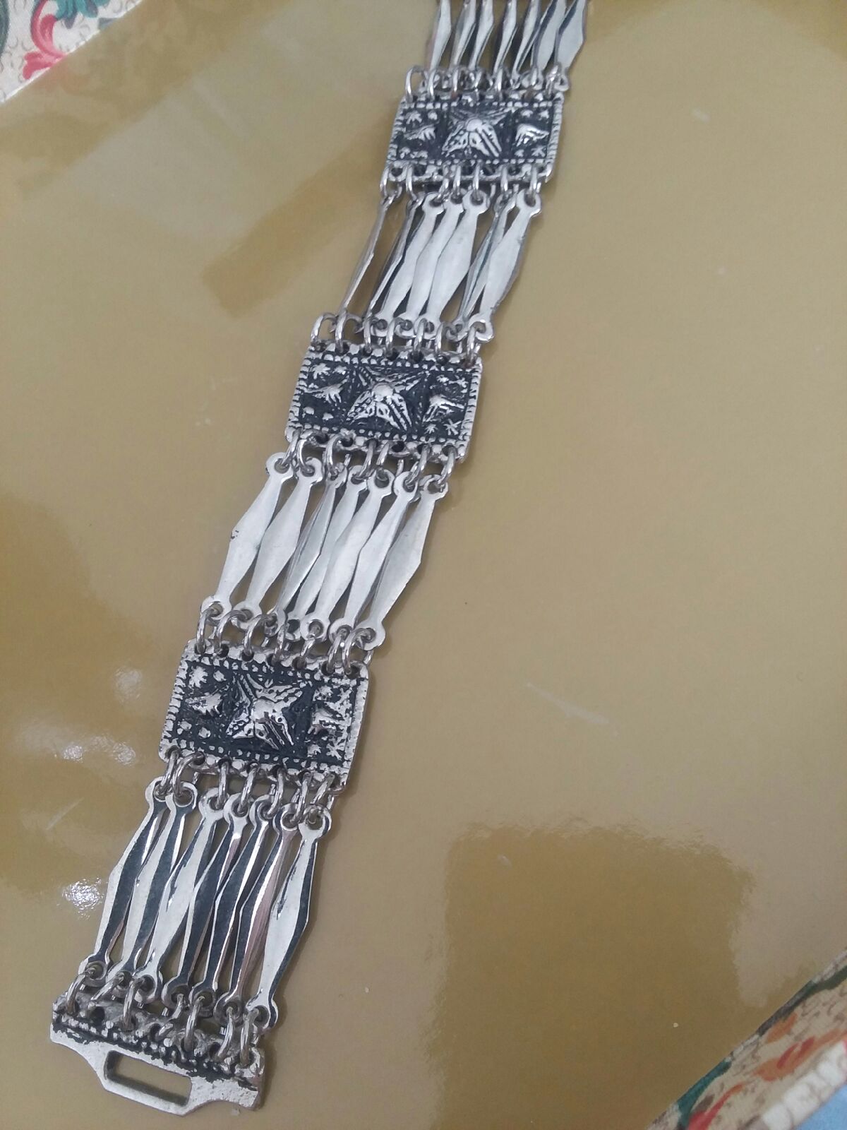 Antique sterling silver bracelet