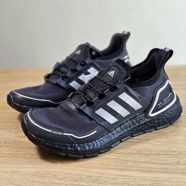 Adidas Ultraboost 20 Cold Ready Running Shoes Women’s 6 Black Silver Q46487 New