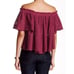 Free People Frills & Thrills Off Shoulder Top NWOT