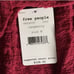 Free People Frills & Thrills Off Shoulder Top NWOT