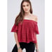 Free People Frills & Thrills Off Shoulder Top NWOT