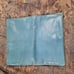 Ann Taylor Marine Blue Embossed Leather Fold Over Clutch Excellent Condition New