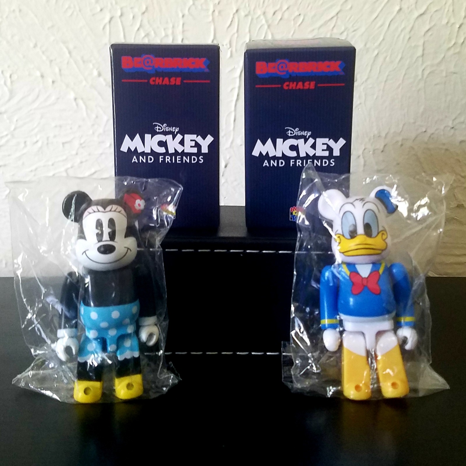 Lot of 2, Be@rbrick Chase - Walt Disney Mickey and Friends