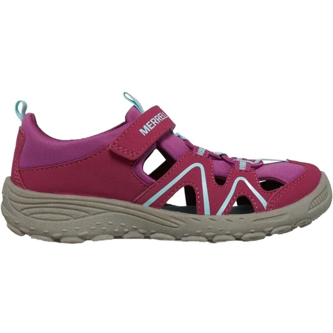 Merrell Girls Hydro Explorer Sandals Shoes Closed Toe Pink/Gray Size 4M