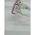 Elegant .925 Sterling Silver Ring Pink-lilac Stone Size 6