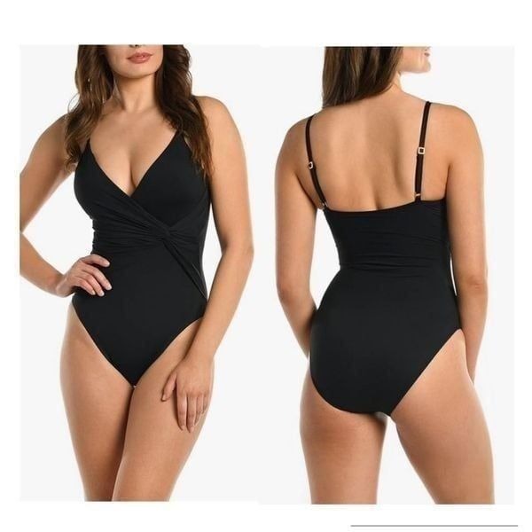 La Blanca Women's Standard Island Goddess Asymmetrical One Piece Swimsuit