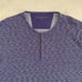 John Varvatos Star USA Henley Shirt Men Large Plum Space Dye Short Sleeve NWOT