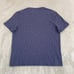 John Varvatos Star USA Henley Shirt Men Large Plum Space Dye Short Sleeve NWOT