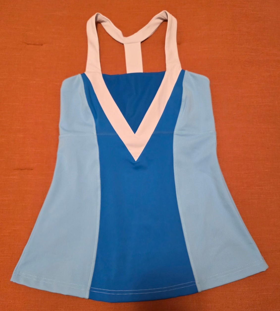 NWOT Crowned Athletics Beauty Sleep Blue Athletic Tank, Size Medium
