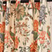 Birds & floral cotton curtains - 2 panels - 7 feet