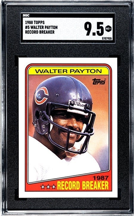 1988 Topps Walter Payton Record Breaker #5