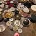Lot Vintage Antique Fancy lot Metal Bakelite Celluloid metal Sewing Buttons. Com