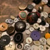 Lot Vintage Antique Fancy lot Metal Bakelite Celluloid metal Sewing Buttons. Com