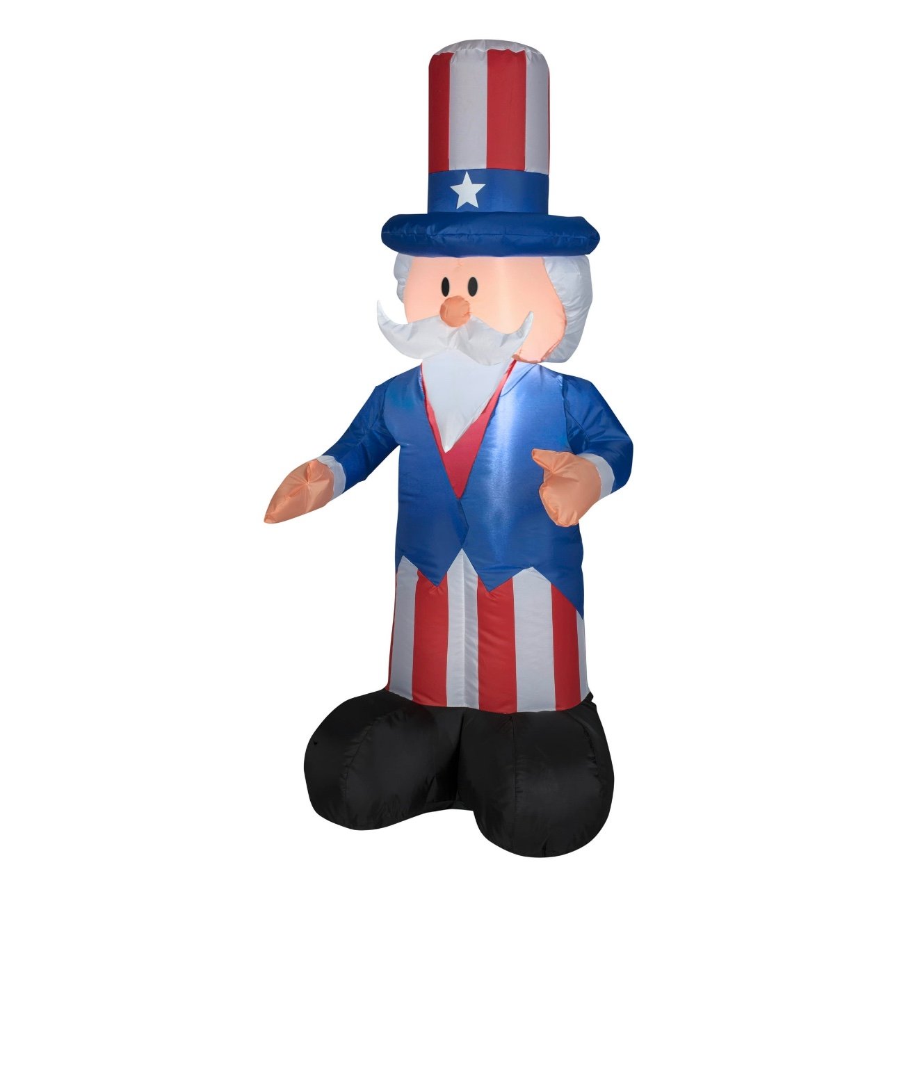 Uncle Sam inflatable ,4 ft tall ,way to celebrate
