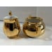 Hall Vintage Golden Glo China Sugar and Creamer Rare 320 & 3324