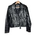New Women’s BLANKNYC Vegan Leather Moto Jacket With Quilting Stitch Size S