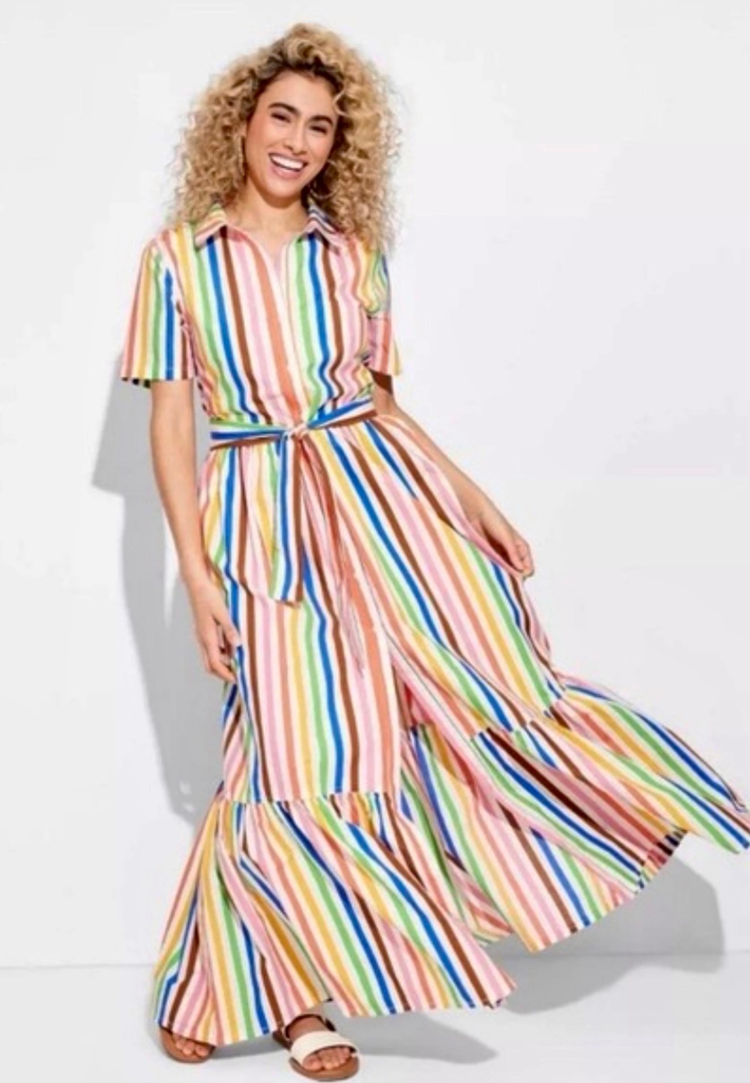 Striped Maxi Dress Target