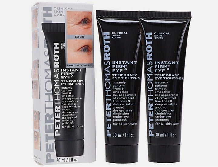 2 PACK OF PeterThomasRoth Instant Firmx Temporary Eye Tightener Cream 1 oz
