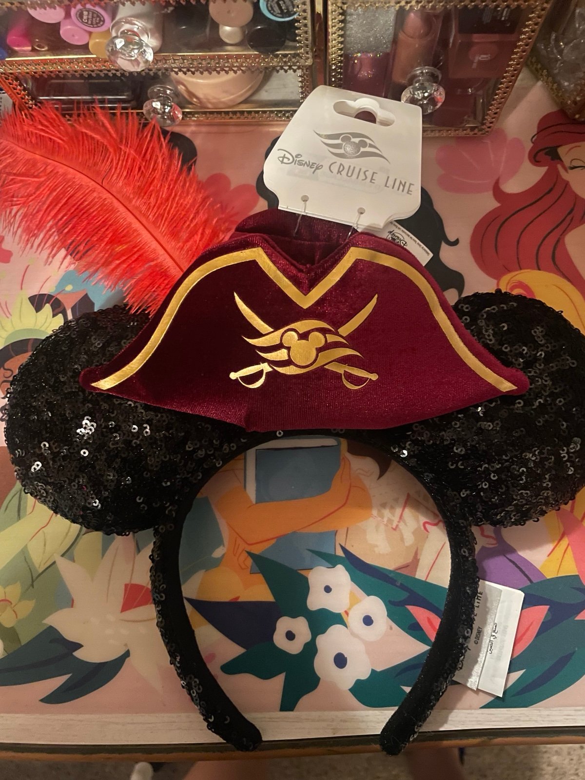 Disney Cruise Line Pirate Minnie Ears