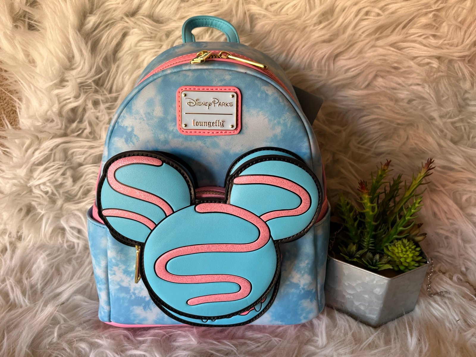 Disney Loungefly Eats Macaron Mini Backpack