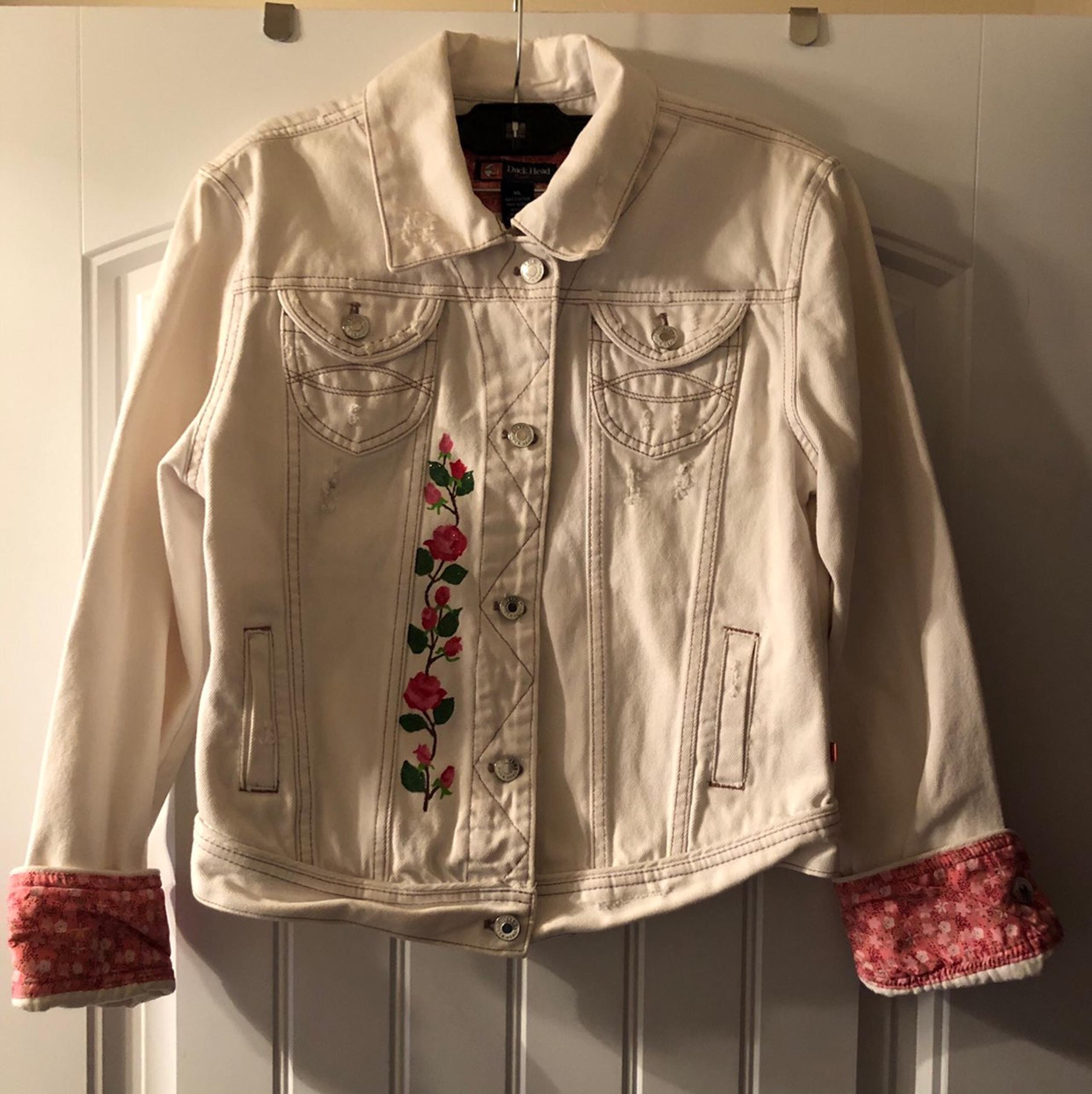 Women’s White Jean jacket - Duck Head
