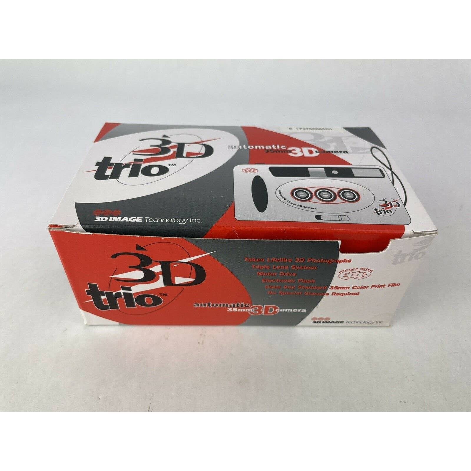 NEW TRIO 3D Automatic 35mm FILM Point & Shoot 3D Analog Film Camera
