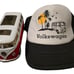 Red 1962 Volkswagen Kombi Diecast Wagon Van With Trucker Hat