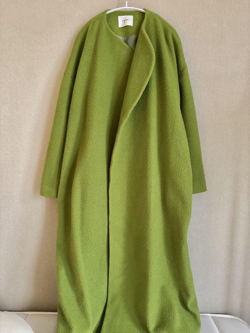 誕生日プレゼント Ameri ELEPHANT COLLAR Napping Coat ジャケット・アウター