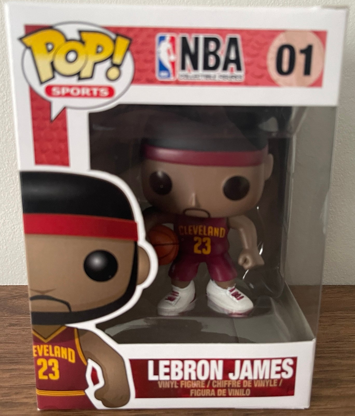 Funko POP! Sports: NBA - Lebron James (Error Box) #01