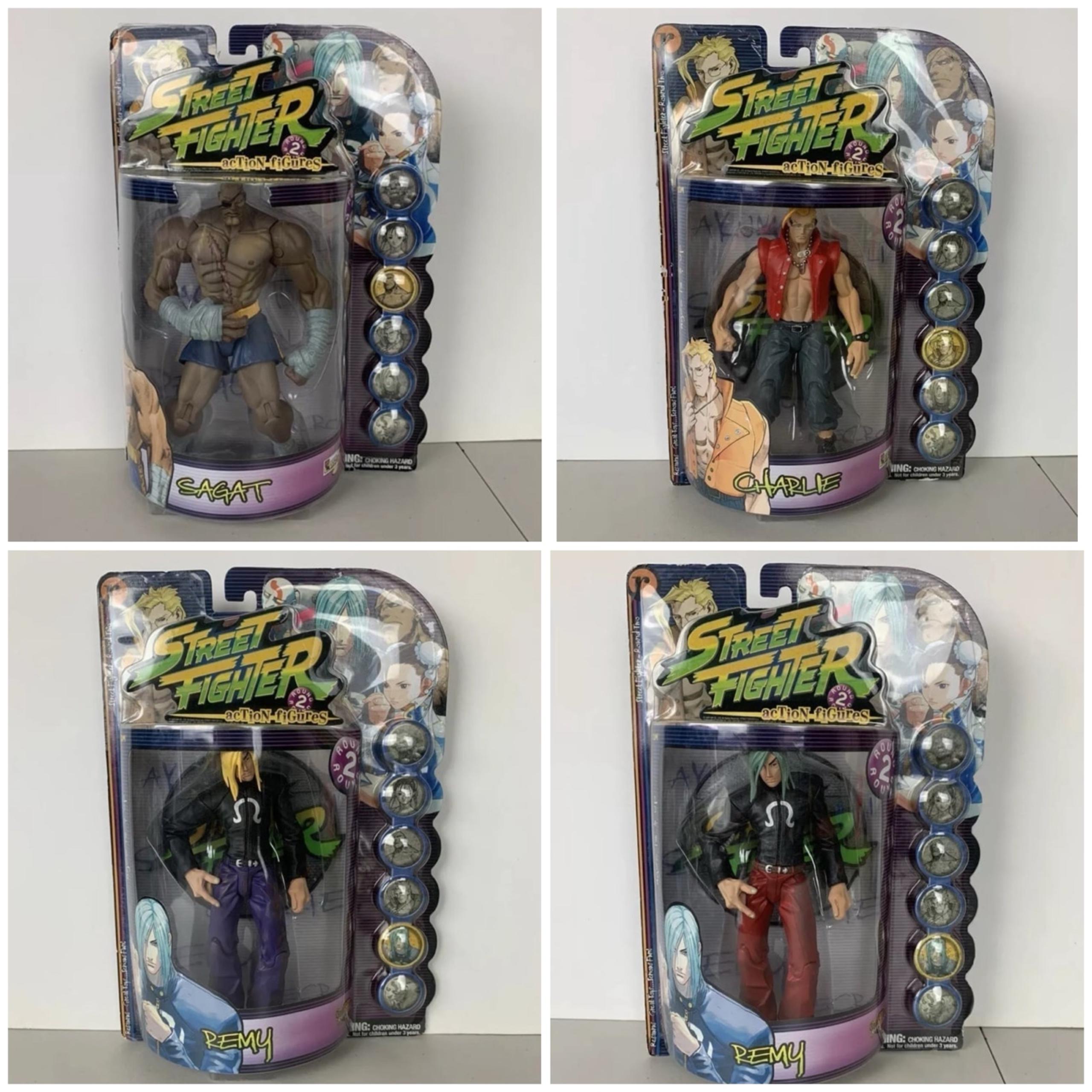 Street Fighter Round 2  Action Figures Lot of 4
