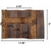 HIDE & DRINK Rustic Leather Pencil Roll Pouch