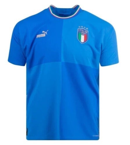 NWT men's XL PUMA 2022/23 FIGC Italy Soccer Home Authentic Jersey 765670 WC