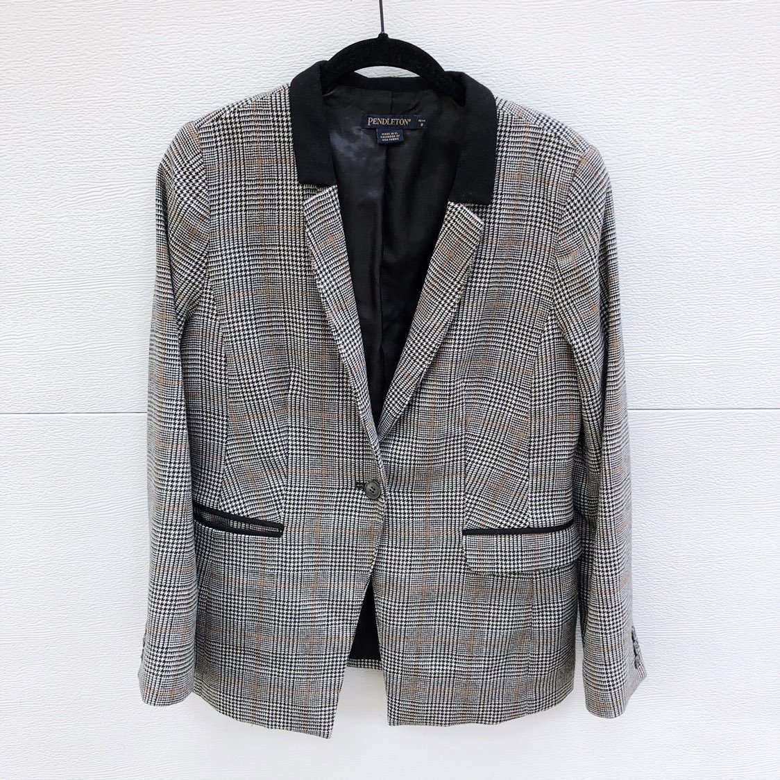 Pendleton Plaid Blazer