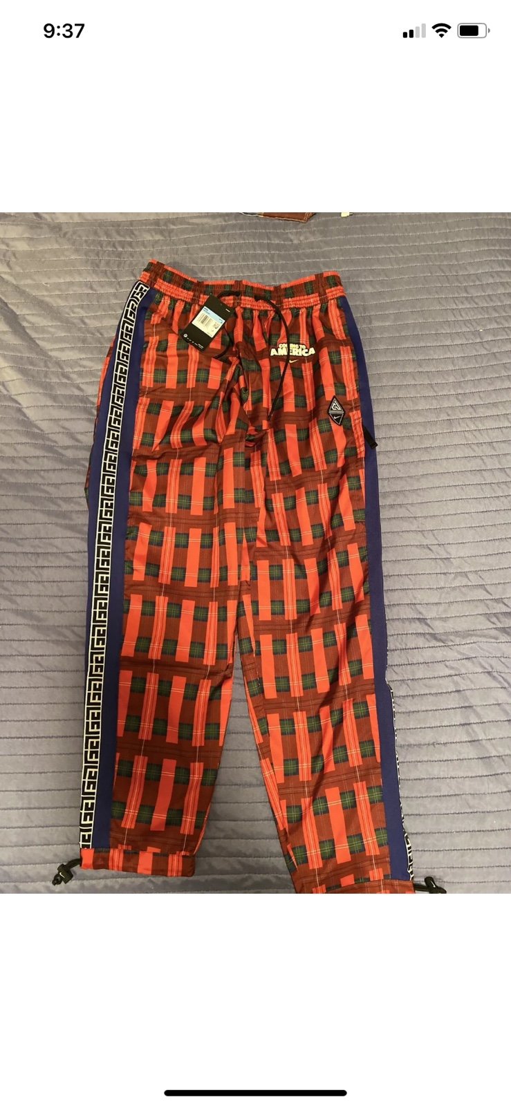 Coming to America pants Giannis “rise” Greek freak new with tags medium nba