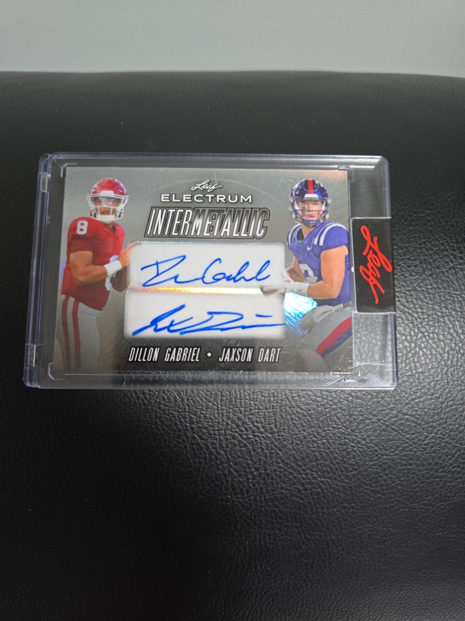 2024 Leaf Electrum Dillon Gabriel / Jaxson Dart 2/3 Dual Auto