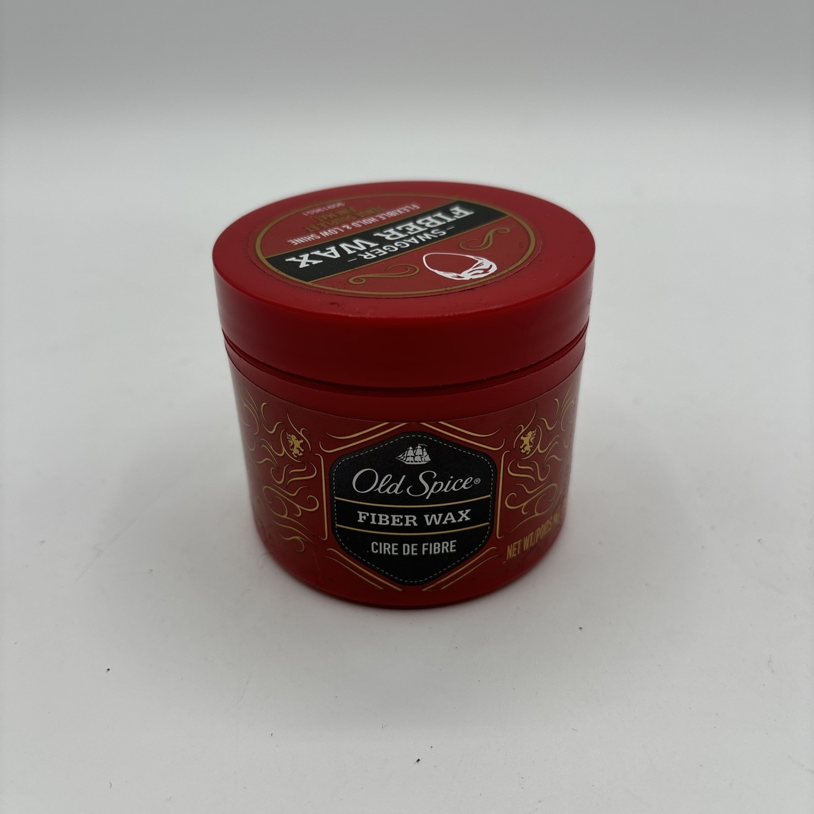 Old Spice Swagger Fiber Wax Men Flexible Hold Low Shine Hair Discontinued 2.64