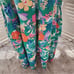 BOUTIQUE GREEN NWOT FLORAL RUFFLE PEPLUM LINED MAXI DRESS MULTIPLE SIZES