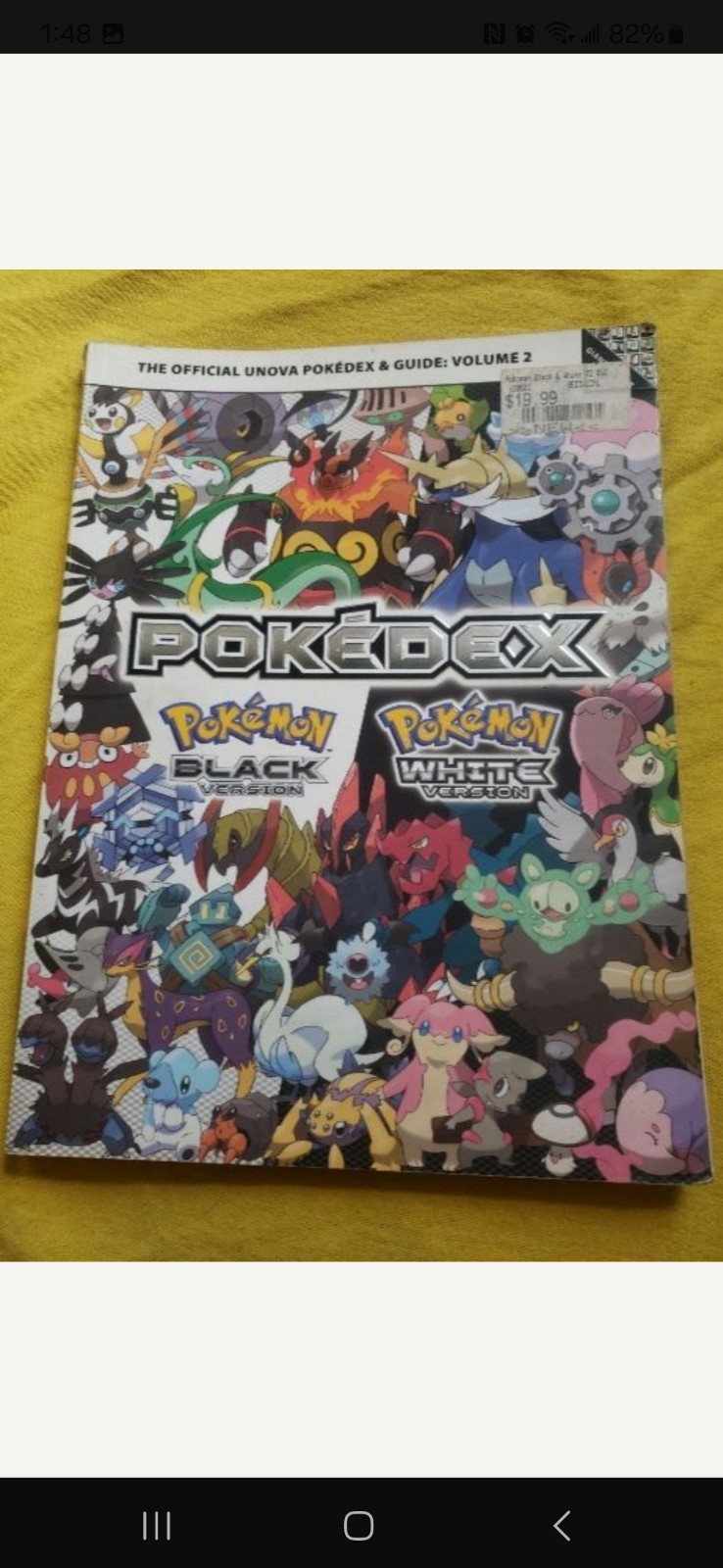 Pokémon pokedex black and white version book
