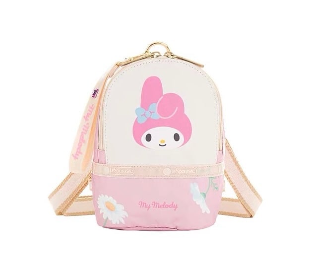 Lesportsac Sanrio My Melody Mini Shoulder Crossbody Backpack BAG Mini Size