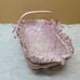 Longaberger Horizon of Hope Rosebud Basket w/ Liner, Tie-On and Protector
