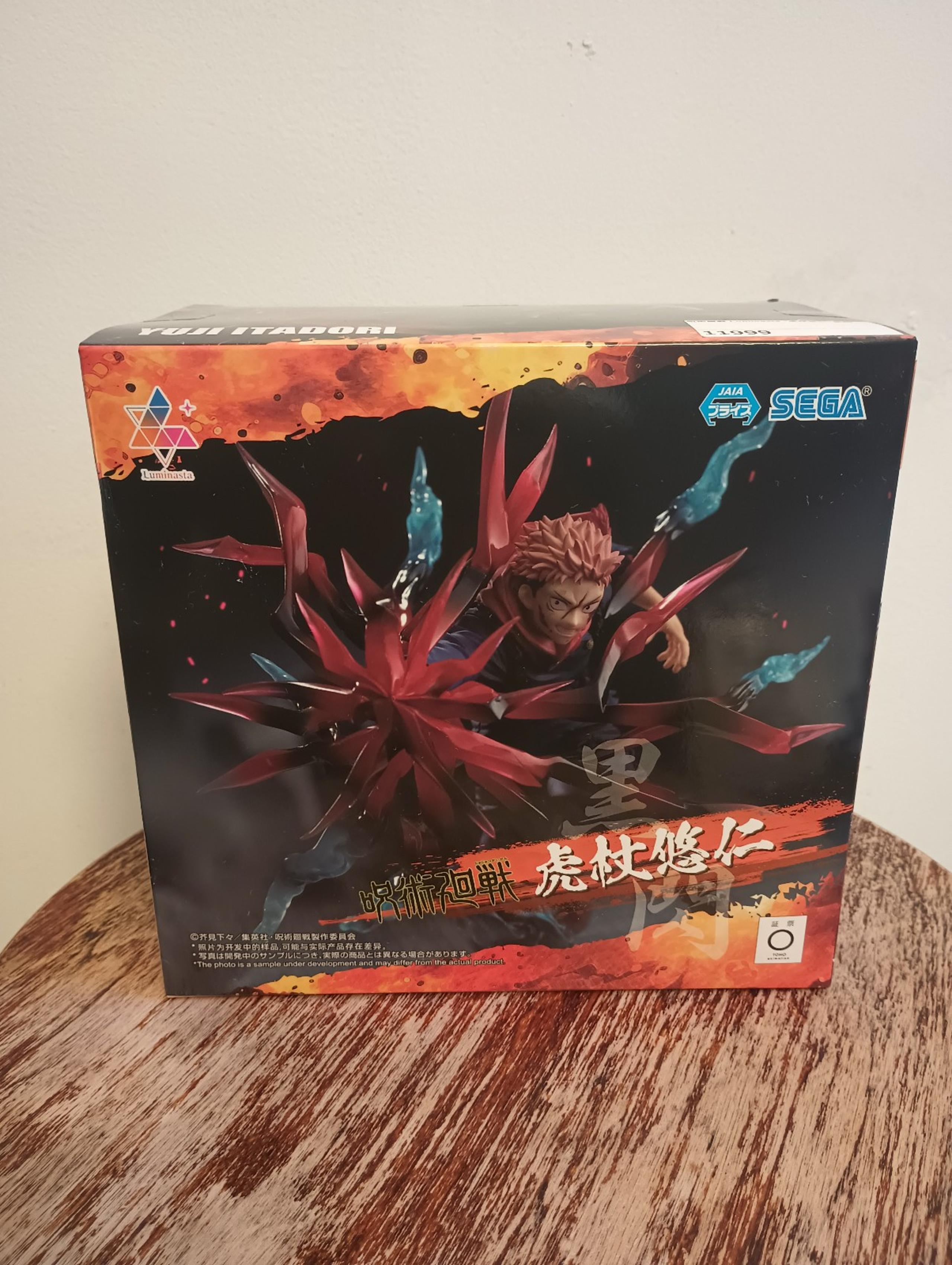 Sega Jujutsu Kaisen Luminasta Yuji Itadori Black Flash Figure NEW from Japan