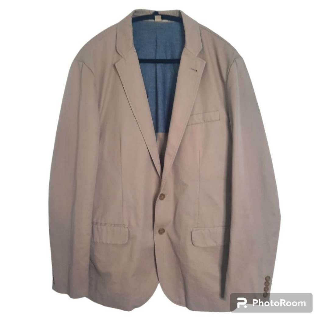 J. CREW Ludlow Jacket Cotton Tan Size Large