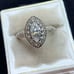 Sterling & CZ Diamond Ring