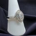Sterling & CZ Diamond Ring