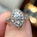 Sterling & CZ Diamond Ring